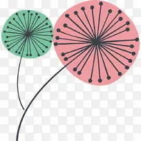 卡通可爱蒲公英-空若网 卡通可爱蒲公英-空若网