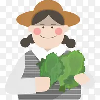 扁平化UI农民白菜-空若网 扁平化UI农民白菜-空若网