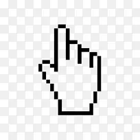 像素手指元素标志图标-空若网 像素手指元素标志图标-空若网