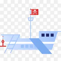 轮船卡通矢量图-空若网 轮船卡通矢量图-空若网
