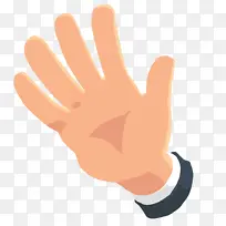 手掌手势装饰插画-空若网 手掌手势装饰插画-空若网