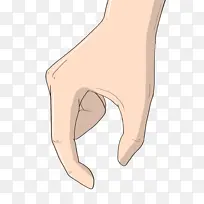 手绘手指手势插画-空若网 手绘手指手势插画-空若网