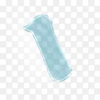 玻璃字母效果立体字体i-空若网 玻璃字母效果立体字体i-空若网