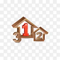 数字房子装饰物-空若网 数字房子装饰物-空若网