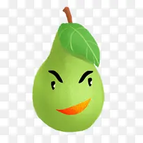 卡通手绘水果梨子-空若网 卡通手绘水果梨子-空若网