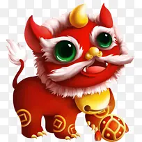 创意新年年兽插画-空若网 创意新年年兽插画-空若网