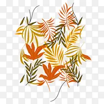 矢量树枝装饰元素图-空若网 矢量树枝装饰元素图-空若网