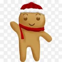 圣诞节饼干小人打招呼-空若网 圣诞节饼干小人打招呼-空若网