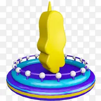 创意3D蜡烛数字1-空若网 创意3D蜡烛数字1-空若网