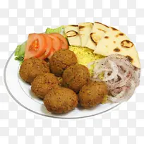 肉丸蔬菜面饼美食诱人-空若网 肉丸蔬菜面饼美食诱人-空若网