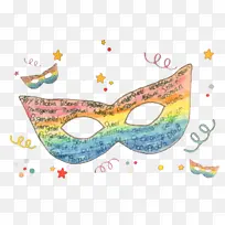 彩色面具图形-空若网 彩色面具图形-空若网