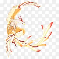 手绘凤凰插画-空若网 手绘凤凰插画-空若网
