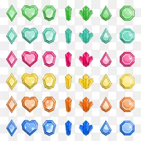 宝石电脑图标剪贴画-双子座-空若网 宝石电脑图标剪贴画-双子座-空若网