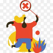 插画人物色彩卡通-空若网 插画人物色彩卡通-空若网