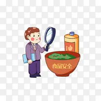 检查食品安全的小人-空若网 检查食品安全的小人-空若网