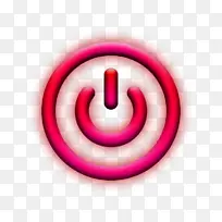 发出红光的电源按钮免扣素材-空若网 发出红光的电源按钮免扣素材-空若网