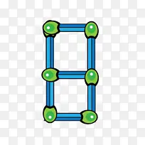 火柴棒数字八-空若网 火柴棒数字八-空若网