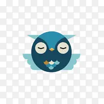 猫头鹰插画PNG-空若网 猫头鹰插画PNG-空若网