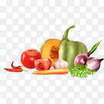 一堆卡通果蔬 蔬菜-空若网 一堆卡通果蔬 蔬菜-空若网