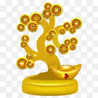 中国风 元宝树-空若网 中国风 元宝树-空若网