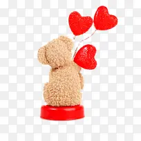 爱心气球 小熊-空若网 爱心气球 小熊-空若网