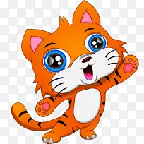可爱老虎黄色-空若网 可爱老虎黄色-空若网
