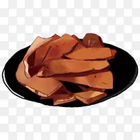 卡通手绘插画猪肝-空若网 卡通手绘插画猪肝-空若网