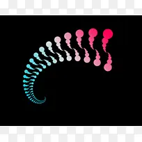 不规则渐变色圆-空若网 不规则渐变色圆-空若网