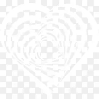 几何旋转爱心-空若网 几何旋转爱心-空若网