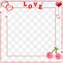 爱情方形边框装饰-空若网 爱情方形边框装饰-空若网