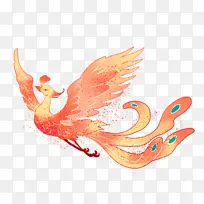 漂亮的火凤凰插画-空若网 漂亮的火凤凰插画-空若网