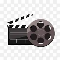 电影黑色的胶卷插画-空若网 电影黑色的胶卷插画-空若网