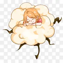 棉花里的小女孩-空若网 棉花里的小女孩-空若网