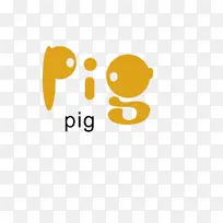 pig卡通字体设计-空若网 pig卡通字体设计-空若网