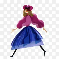 春天出游手绘元素-空若网 春天出游手绘元素-空若网