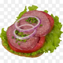 牛肉蔬菜夹心汉堡-空若网 牛肉蔬菜夹心汉堡-空若网