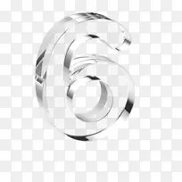 水晶立体数字6-空若网 水晶立体数字6-空若网
