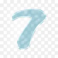 玻璃数字效果立体字体7-空若网 玻璃数字效果立体字体7-空若网