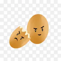 手绘卡通鸡蛋壳-空若网 手绘卡通鸡蛋壳-空若网