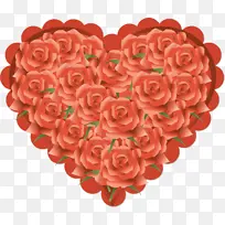 爱心玫瑰花素材元素-空若网 爱心玫瑰花素材元素-空若网