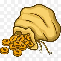 卡通手绘钱袋子-空若网 卡通手绘钱袋子-空若网