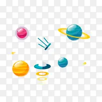 手绘卡通宇宙星系-空若网 手绘卡通宇宙星系-空若网