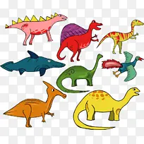 手绘卡通恐龙高清-空若网 手绘卡通恐龙高清-空若网