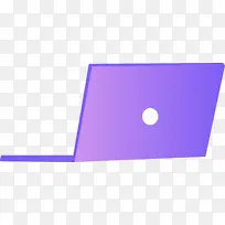 紫色几何笔记本电脑-空若网 紫色几何笔记本电脑-空若网