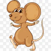 小老鼠棕色可爱-空若网 小老鼠棕色可爱-空若网