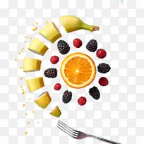 创意水果漂浮-空若网 创意水果漂浮-空若网