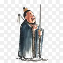 手绘卡通水浒英雄公孙胜-空若网 手绘卡通水浒英雄公孙胜-空若网