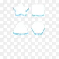 圆角冰块图形-空若网 圆角冰块图形-空若网