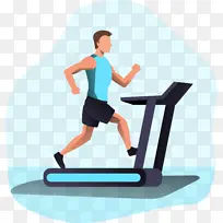 卡通 元素 插画 跑步-空若网 卡通 元素 插画 跑步-空若网
