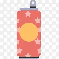 卡通二维红色易拉罐-空若网 卡通二维红色易拉罐-空若网